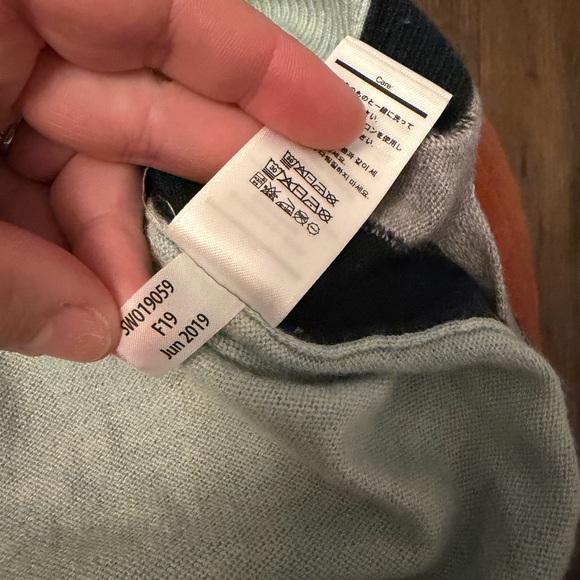 Smartwool Shadow Pine Pocket Sweater Frosty Green Heather Women’s Size Medium - Picture 3 of 8